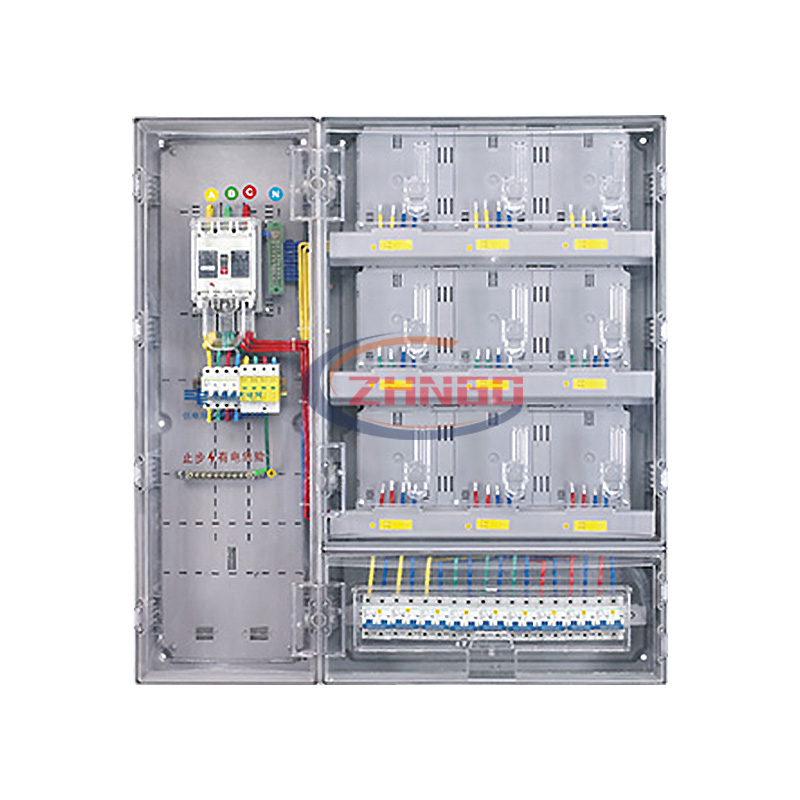 南網費控單相九表位插卡式電表箱